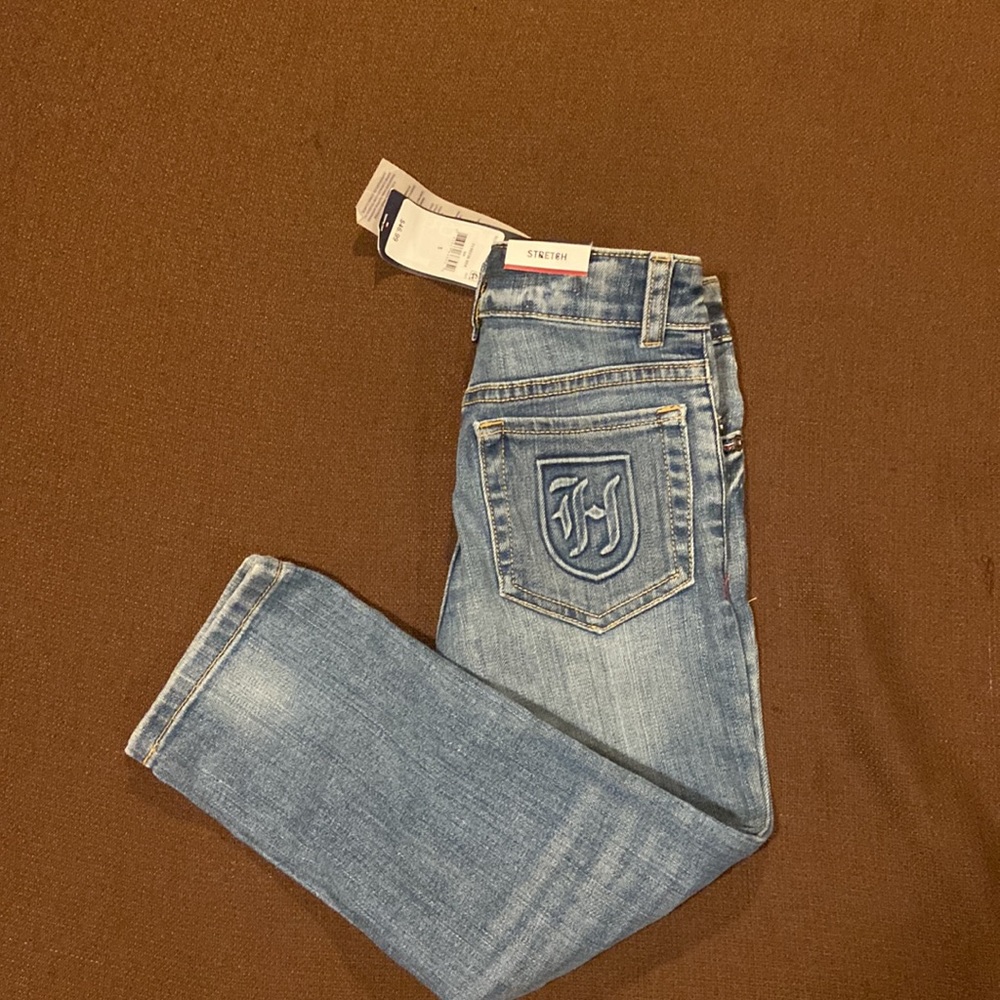 NWT BOYS TOMMY Stretch skinny jeans sz5